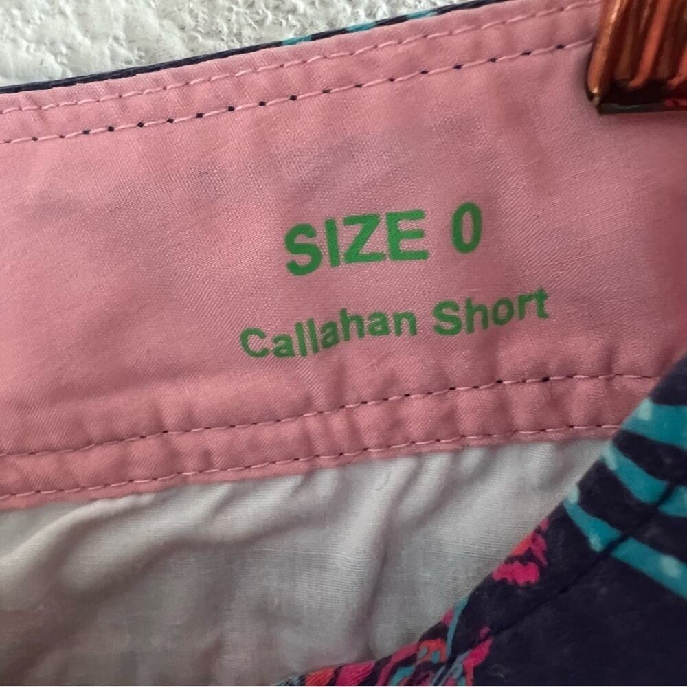 Lilly Pulitzer Callahan Shorts Navy Jammin' Fish Tropical Playful 0 - Picture 6 of 6